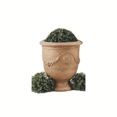 Anduze Pot Medium Outdoor Cast Stone Planter Planter Tuscan